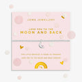 Joma Jewellery Kids' Confetti A Little Love You To The Moon And Back Silver Plated Bracelet