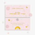 Joma Jewellery Kids' Confetti A Little So Very Proud Of You Silver Plated Bracelet