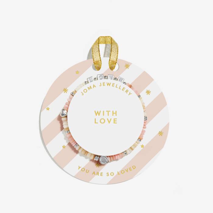 Joma Jewellery Kids Happy Little Moments With Love Silver Plated Children's Bracelet