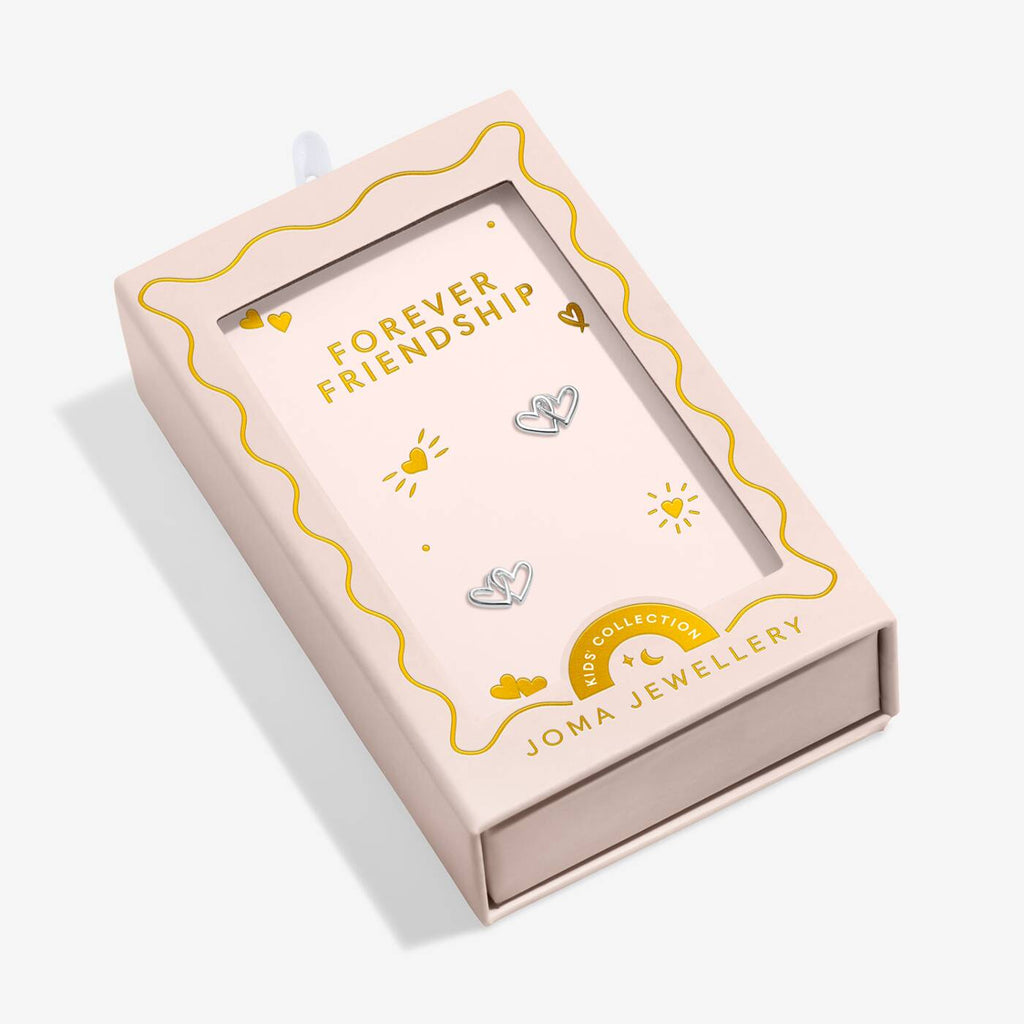 Joma Jewellery Kids' Moments To Shine Forever Friendship Silver Plated Earrings