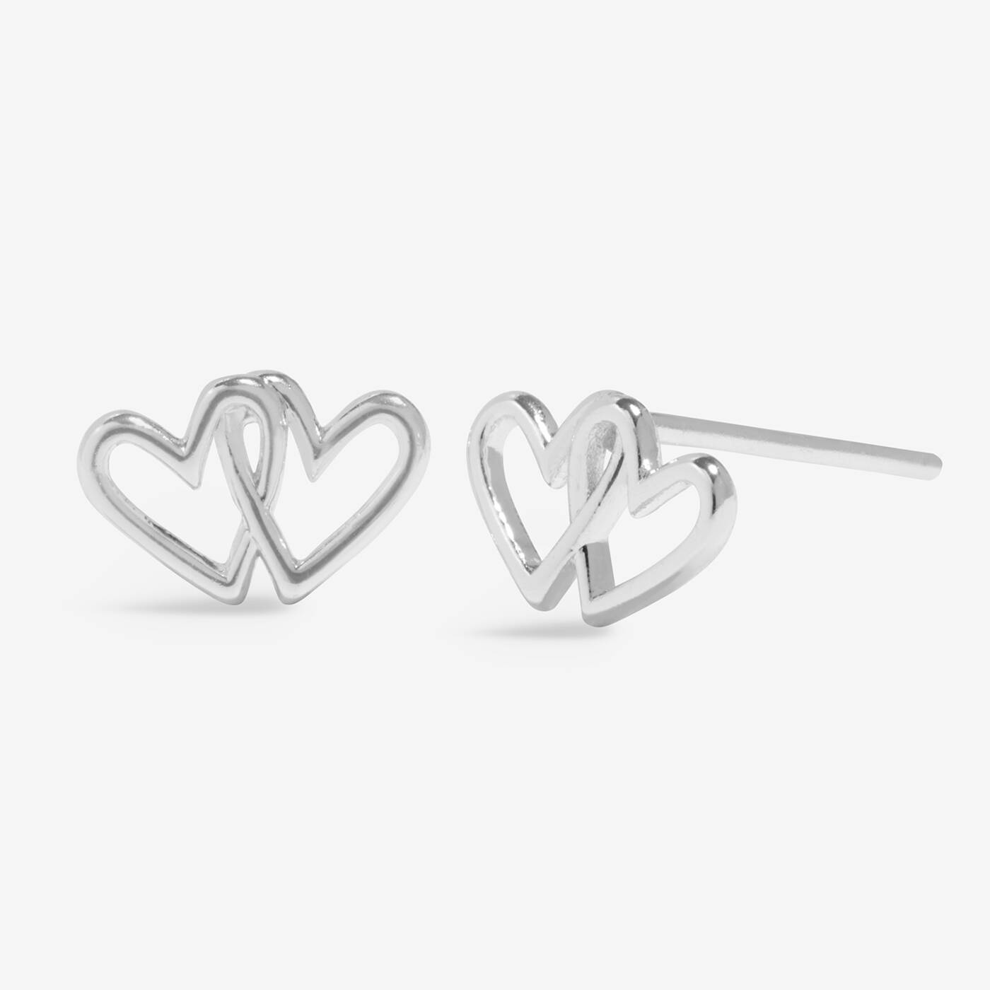 Joma Jewellery Kids' Moments To Shine Forever Friendship Silver Plated Earrings