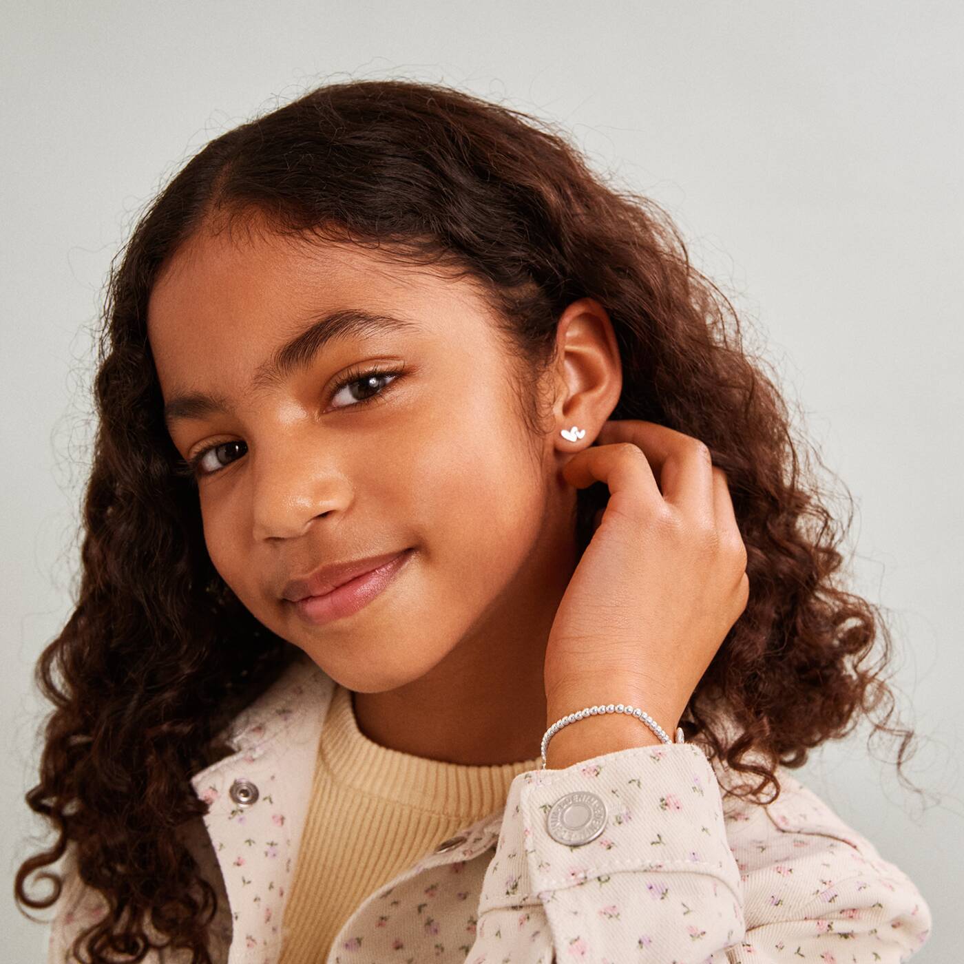 Joma Jewellery Kids' Moments To Shine Lovely Daughter Silver Plated Earrings