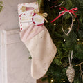 Joma Jewellery Kids Stocking A Little Gift Set Happy Christmas Silver Plated Bracelet & Set Of 2 Hair Clips
