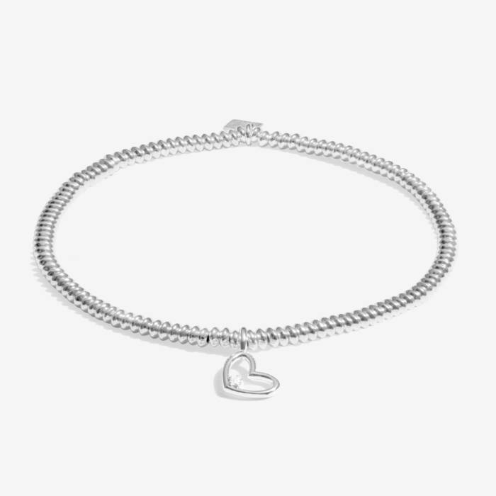 Joma Jewellery Laboratory Grown Diamond A Little Happy 18th Birthday Silver Plated Bracelet