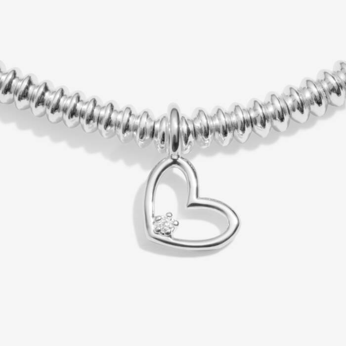 Joma Jewellery Laboratory Grown Diamond A Little Happy 18th Birthday Silver Plated Bracelet