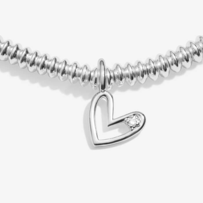 Joma Jewellery Laboratory Grown Diamond A Little Happy 21st Birthday Silver Plated Bracelet