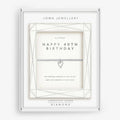 Joma Jewellery Laboratory Grown Diamond A Little Happy 40Th Birthday Silver Plated Bracelet