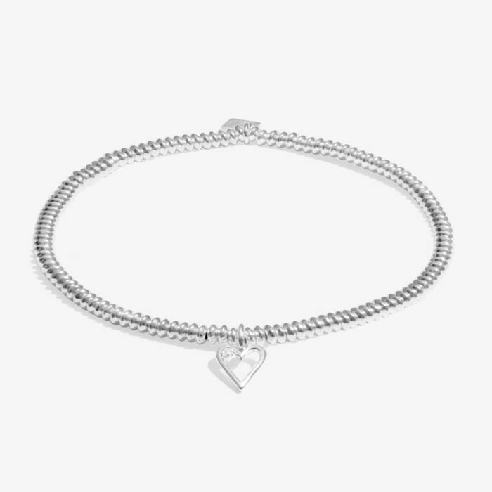 Joma Jewellery Laboratory Grown Diamond A Little Happy 40Th Birthday Silver Plated Bracelet