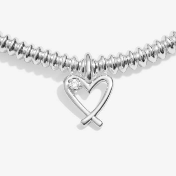 Joma Jewellery Laboratory Grown Diamond A Little Lovely Sister Silver Plated Bracelet
