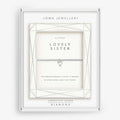 Joma Jewellery Laboratory Grown Diamond A Little Lovely Sister Silver Plated Bracelet