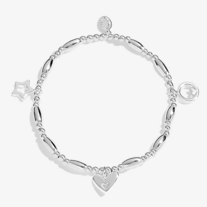 Joma Jewellery Life's A Charm Sister Silver Plated Bracelet