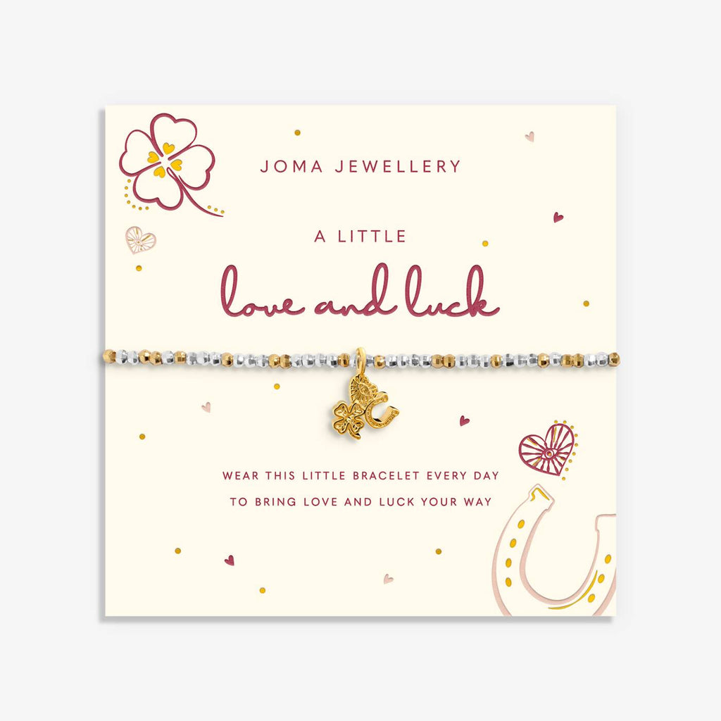 Joma Jewellery Little Stories Love And Luck Silver & Gold Plated Bracelet