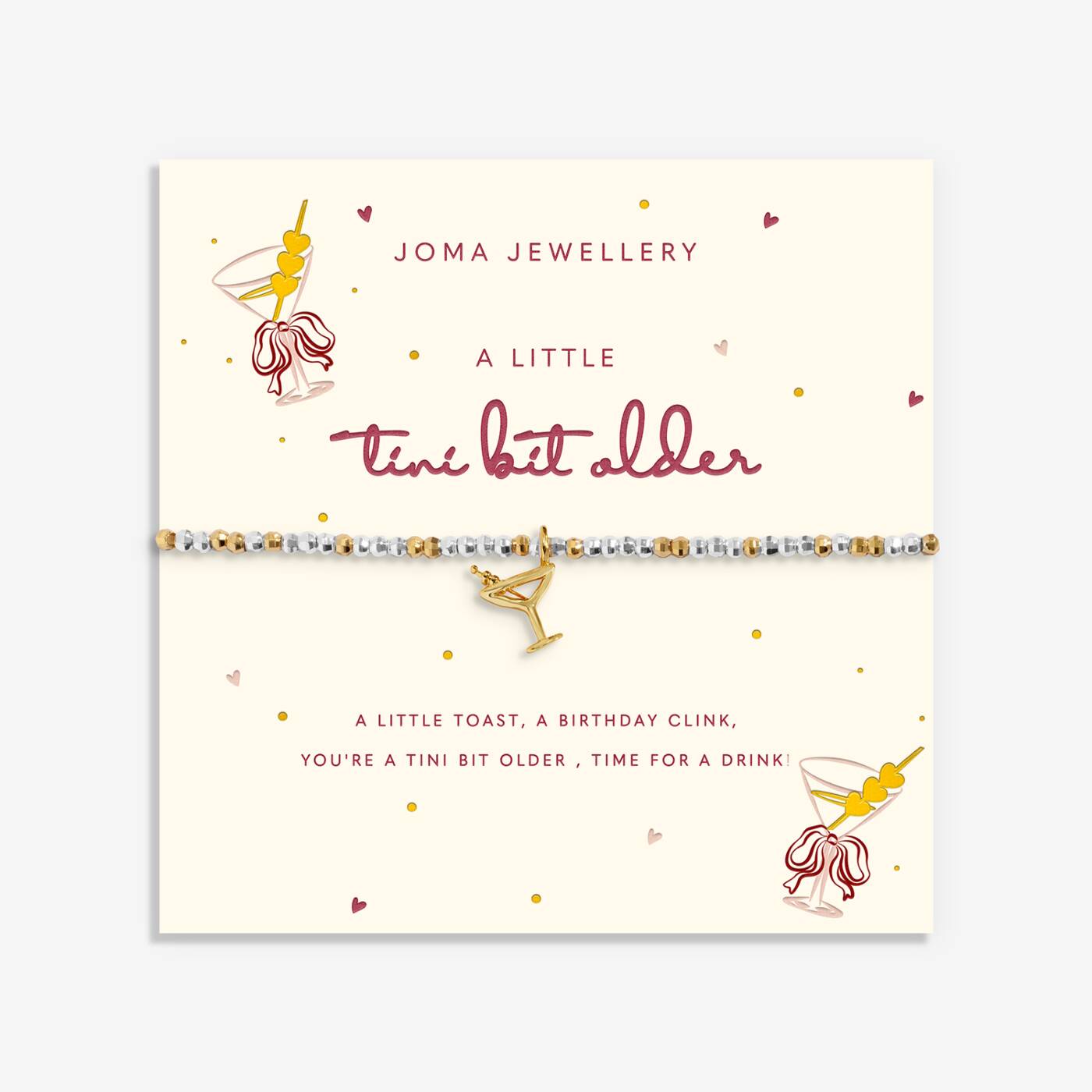 Joma Jewellery Little Stories Tini Bit Older Silver & Gold Plated Bracelet