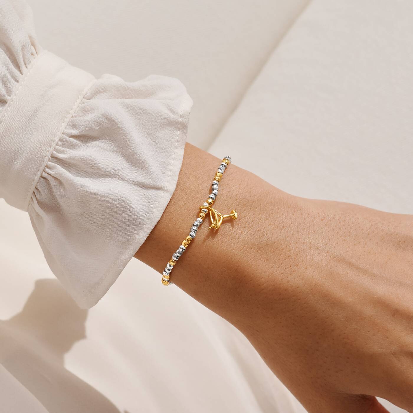 Joma Jewellery Little Stories Tini Bit Older Silver & Gold Plated Bracelet