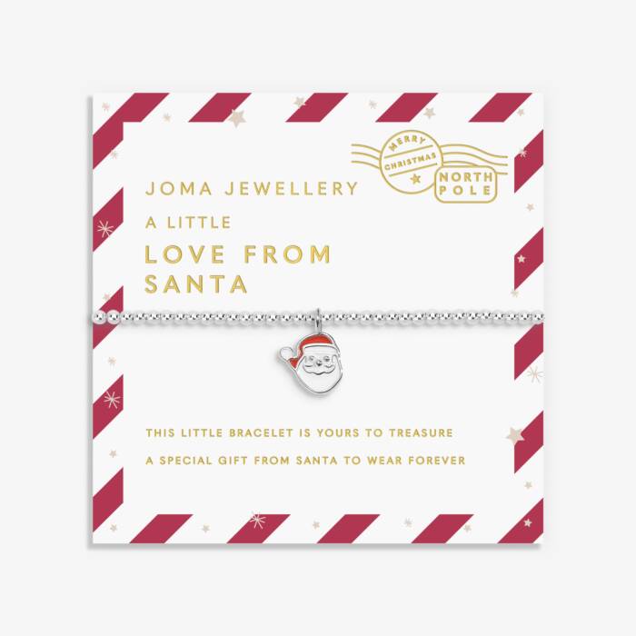 Joma Jewellery Love From Santa Love From Santa Silver Plated Children's Bracelet