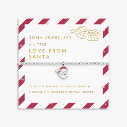 Joma Jewellery Love From Santa Love From Santa Silver Plated Children's Bracelet