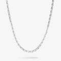 Joma Jewellery Loved By You Baguette Tennis Silver Plated Necklace