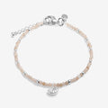 Joma Jewellery Loved By You Sunstone Shell Silver Plated Bracelet