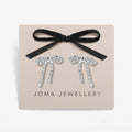 Joma Jewellery Loved By You Bow Silver Plated Stud Earrings
