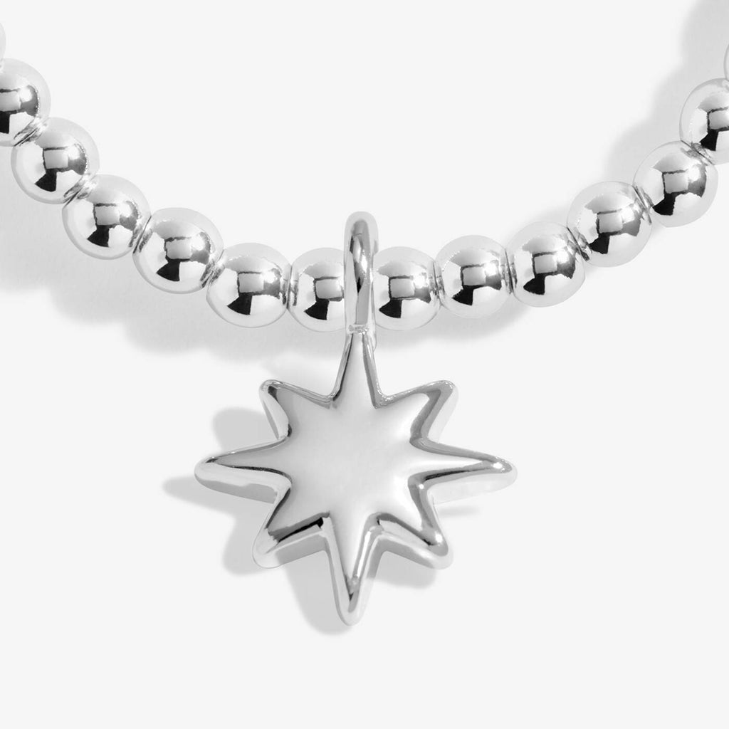 Joma Jewellery Merry And Bright Gift Set Merry Christmas Silver Plated Bracelet & Set Of 2 Hairclips