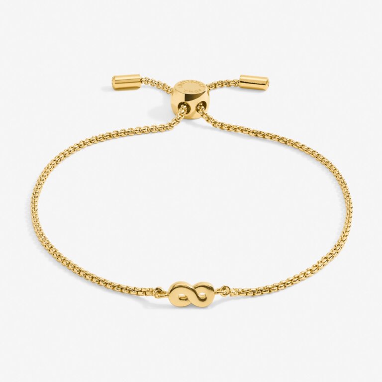 Joma Jewellery Mini Charms Infinity Gold Plated Bracelet