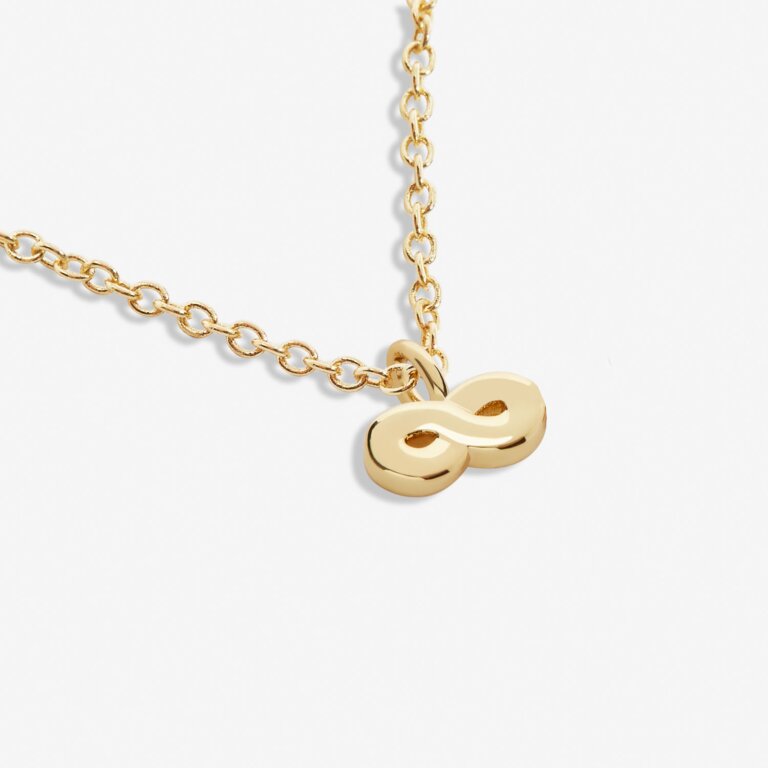 Joma Jewellery Mini Charms Infinity Gold Plated Necklace