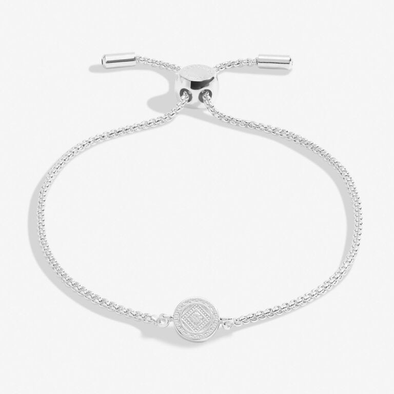 Joma Jewellery Mini Charms Coin Silver Plated Bracelet