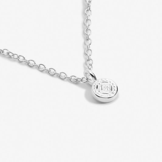 Joma Jewellery Mini Charms Coin Silver Plated Necklace
