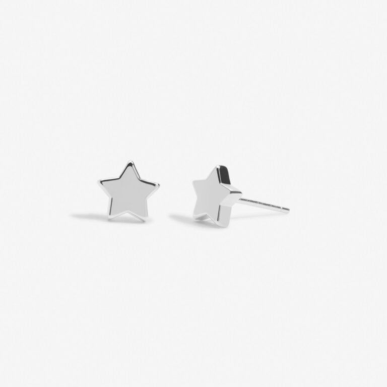 Joma Jewellery Mini Charms Star Silver Plated Earrings