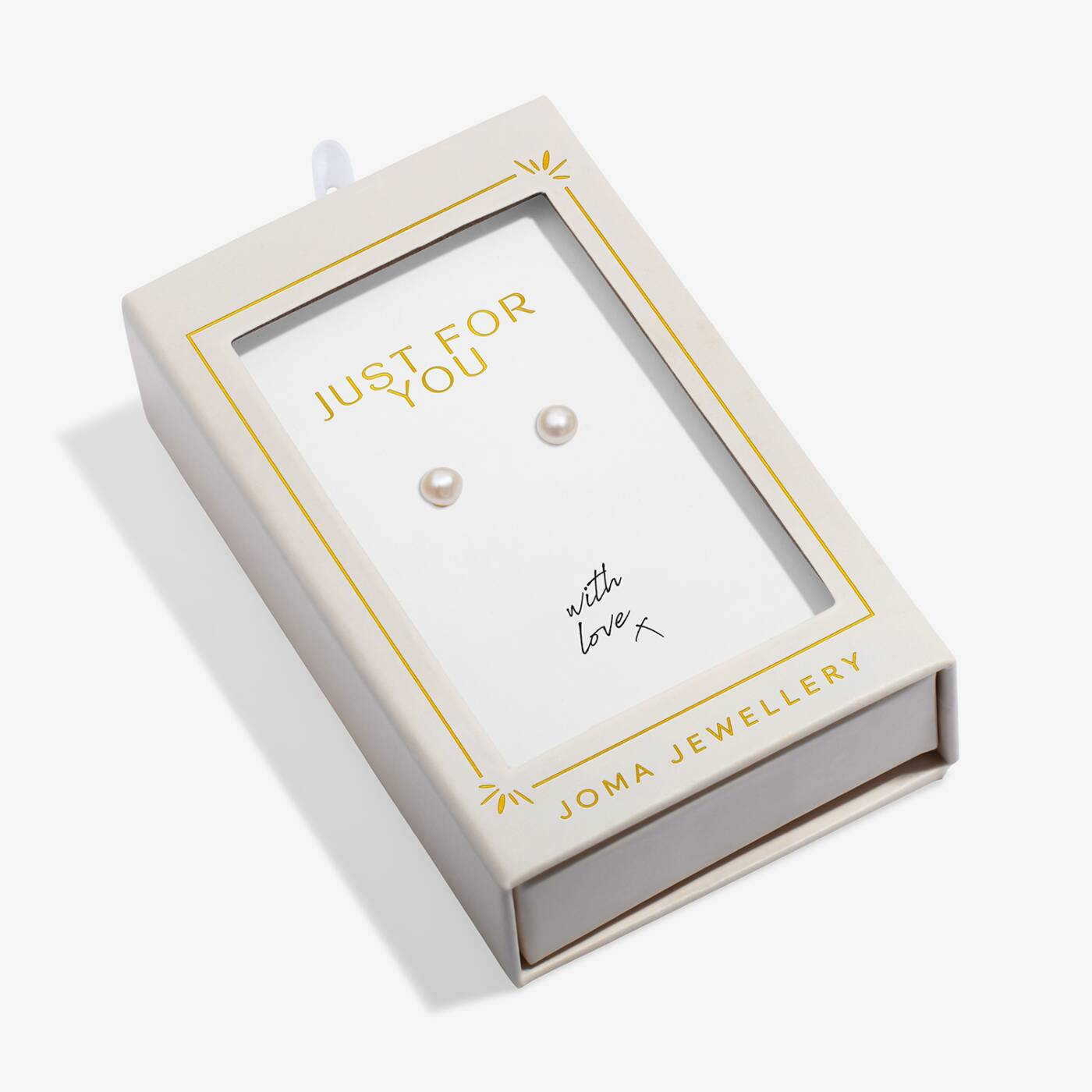 Joma Jewellery Moments To Shine Just For You Gold Plated Stud Earrings