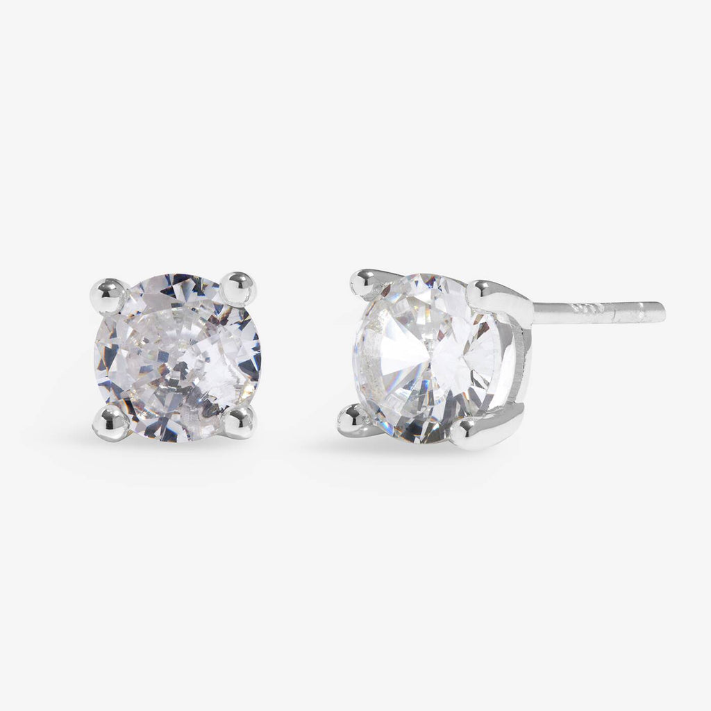 Joma Jewellery Moments To Shine Love And Wishes Silver Plated Stud Earrings