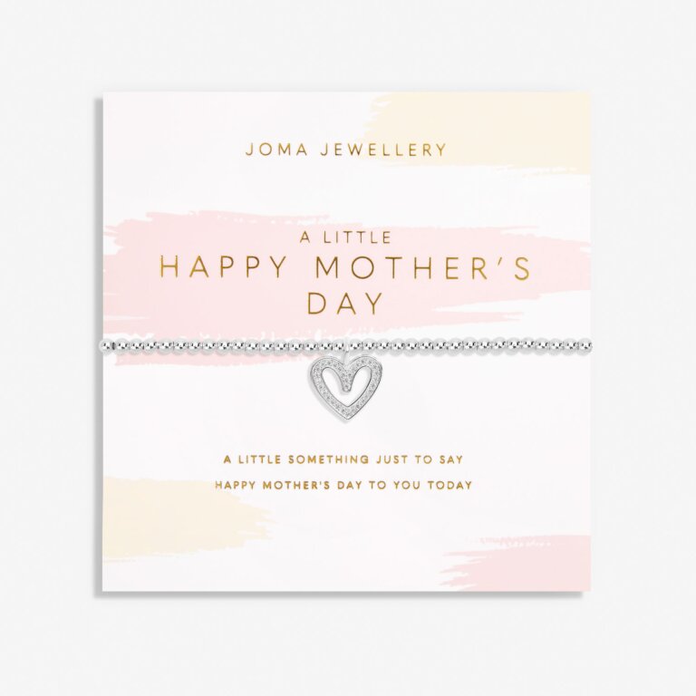 Joma Jewellery Mother's Day A Little Happy Mother's Day Silver Plated Bracelet