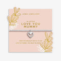 Joma Jewellery Mother's Day A Little Love You Mummy Silver Plated Bracelet