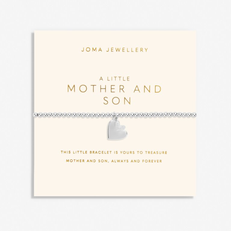 Joma Jewellery Mother's Day A Little Mother And Son Silver Plated Bracelet