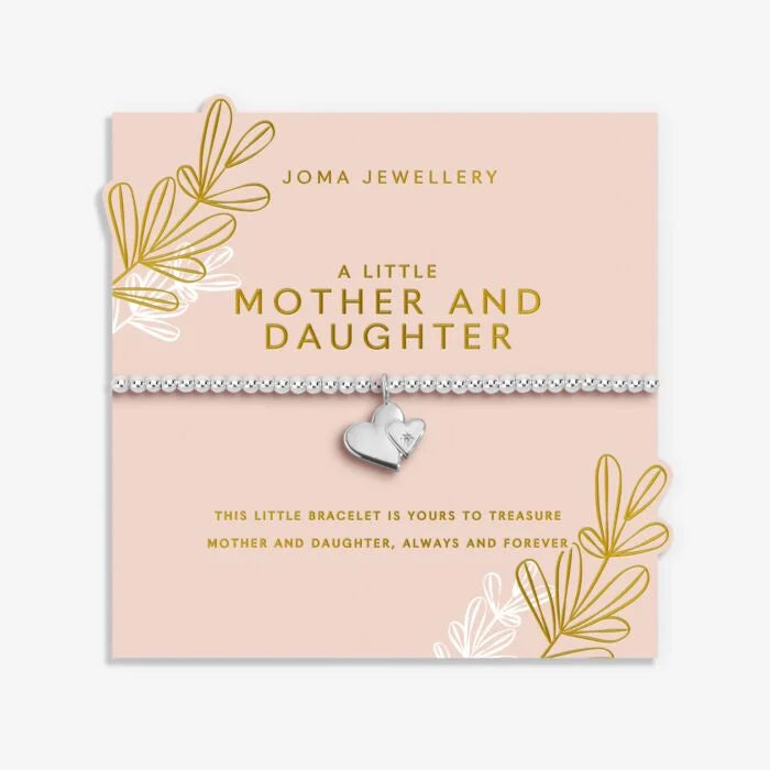Joma Jewellery Mother's Day A Little Mother and Daughter Silver Plated Bracelet