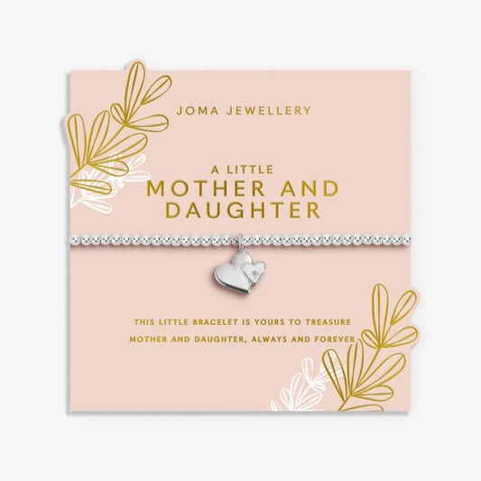 Joma Jewellery Mother's Day A Little Mother and Daughter Silver Plated Bracelet