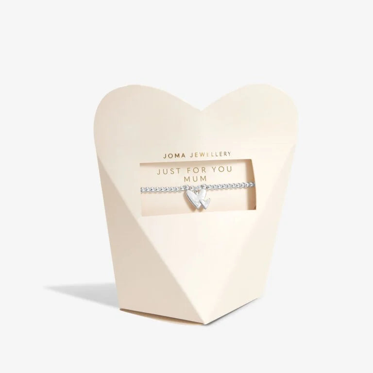 Joma Jewellery Mother's Day From The Heart Gift Box Just For You Mum Silver Plated Bracelet