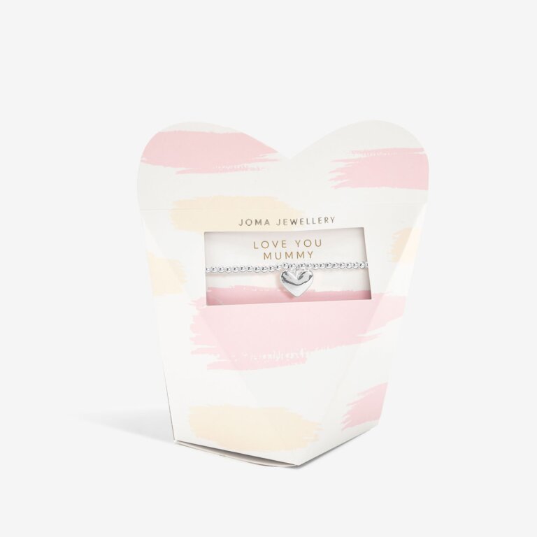 Joma Jewellery Mother's Day From The Heart Gift Box Love You Mummy Silver Plated Earrings