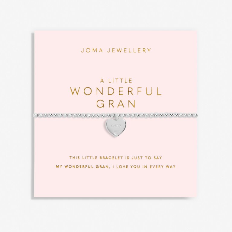 Joma Jewellery Mother's Day Grandparent A Little Wonderful Gran Silver Plated Bracelet