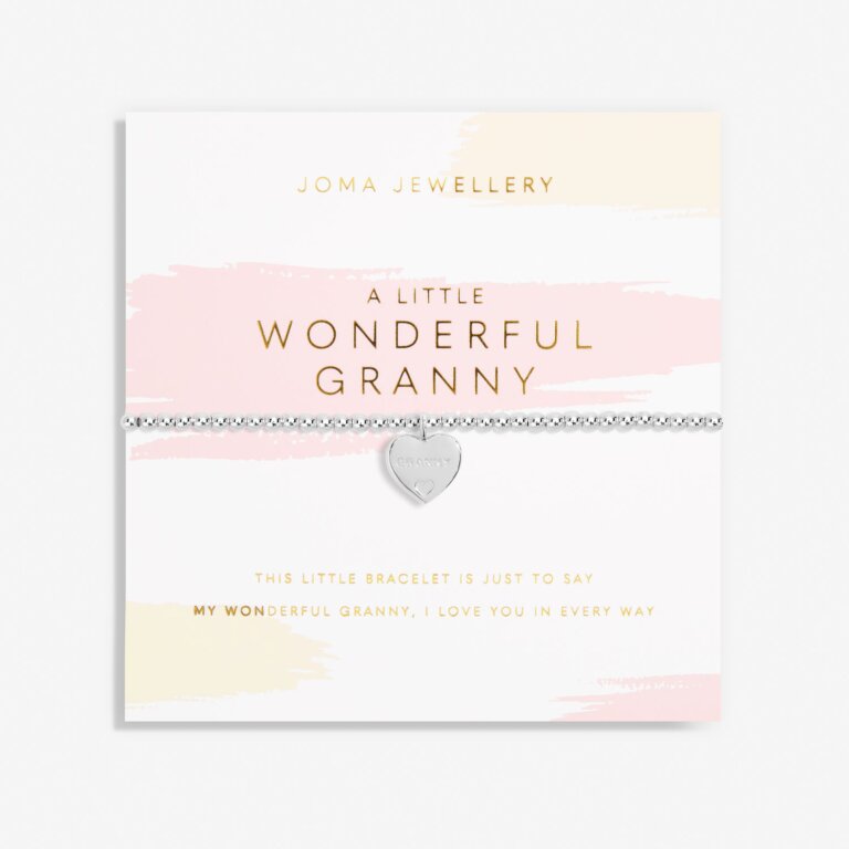 Joma Jewellery Mother's Day Grandparent A Little Wonderful Granny Silver Plated Bracelet