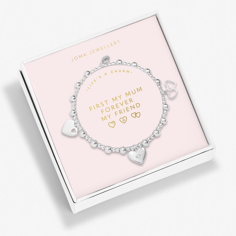 Joma Jewellery Mother's Day Life's A Charm First My Mum Forever My Friend Silver Plated