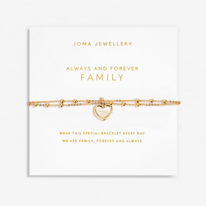 Joma Jewellery My Moments Always And Forever Family Gold Bracelet