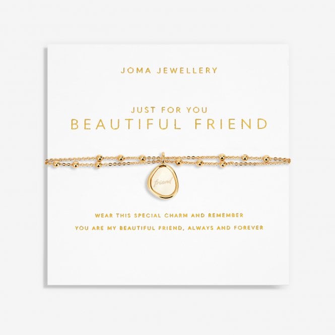 Joma Jewellery My Moments Just For You Beautiful Friend Gold Bracelet