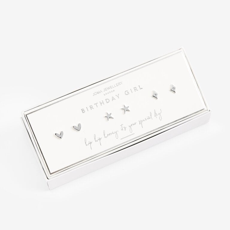 Joma Jewellery Occasion Earring Box Birthday Girl Set of 3