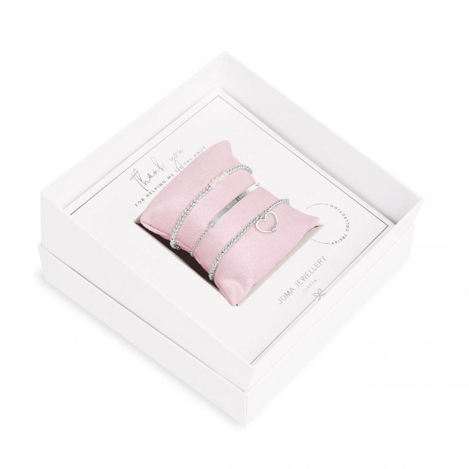 Joma Jewellery Occasion Gift Box Thank You For Helping Me Tie The Knot Bracelets