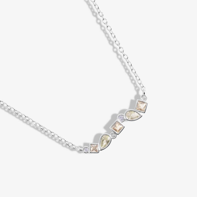 Joma Jewellery Radiant Treasures Gems Bar Necklace