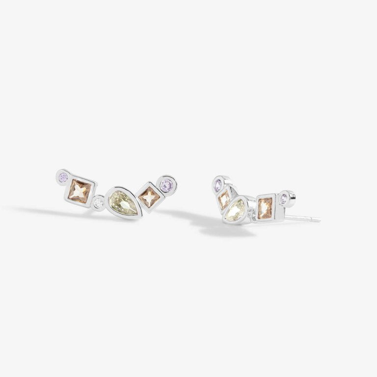 Joma Jewellery Radiant Treasures Gems Ear Crawler Earrings