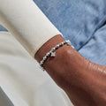 Joma Jewellery Reva Clovers Silver Plated Bracelet