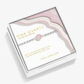 Joma Jewellery Serenity Stones Pink Quartz Silver Plated Bracelet