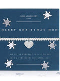 Joma Jewellery Snow Globe A Little Merry Christmas Mum Bracelet